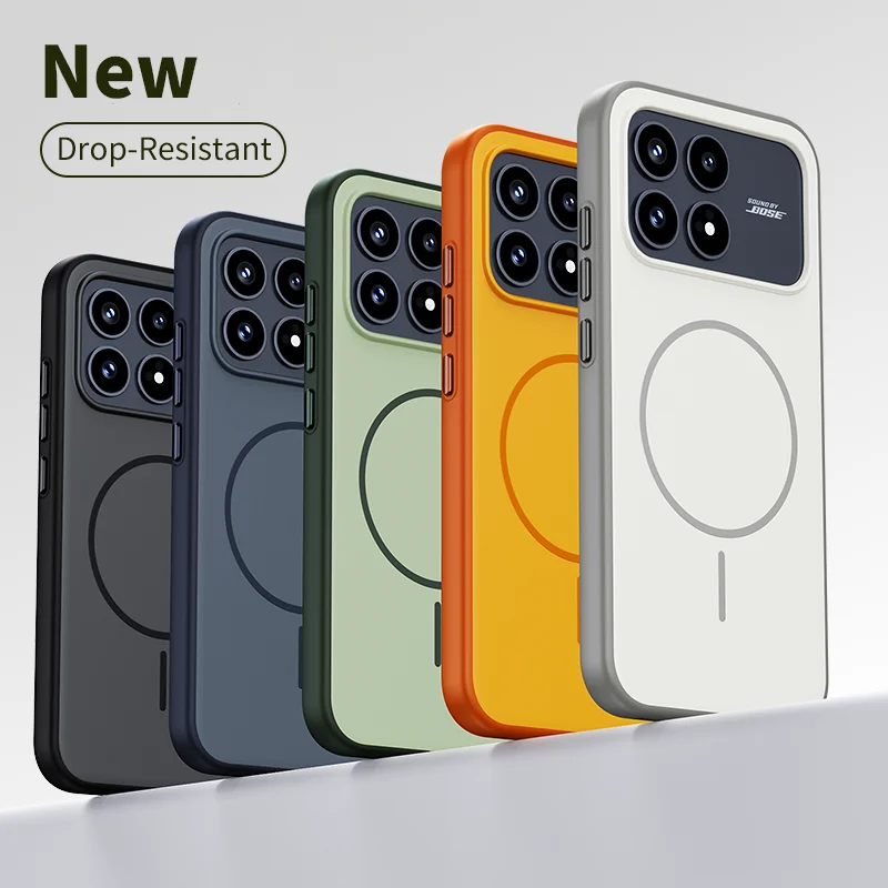 حافظة هاتف Poco F8 Ultra لهاتف Xiaomi Poco F8 Pro غطاء خلفي واقٍ مغناطيسي مقاوم للصدمات من البولي كابا #1