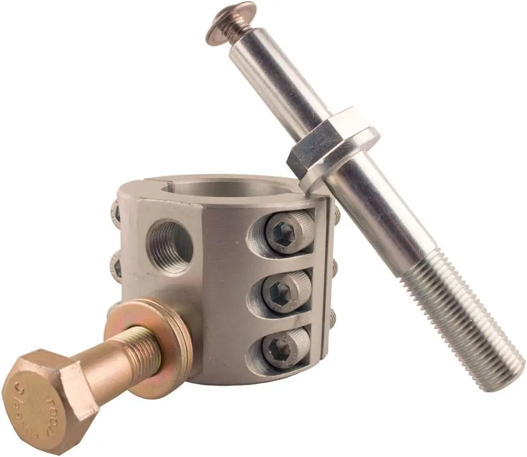 JL/JLU/JT Steering Stabilizer Relocation Kit by Synergy MFG (1 5/8
