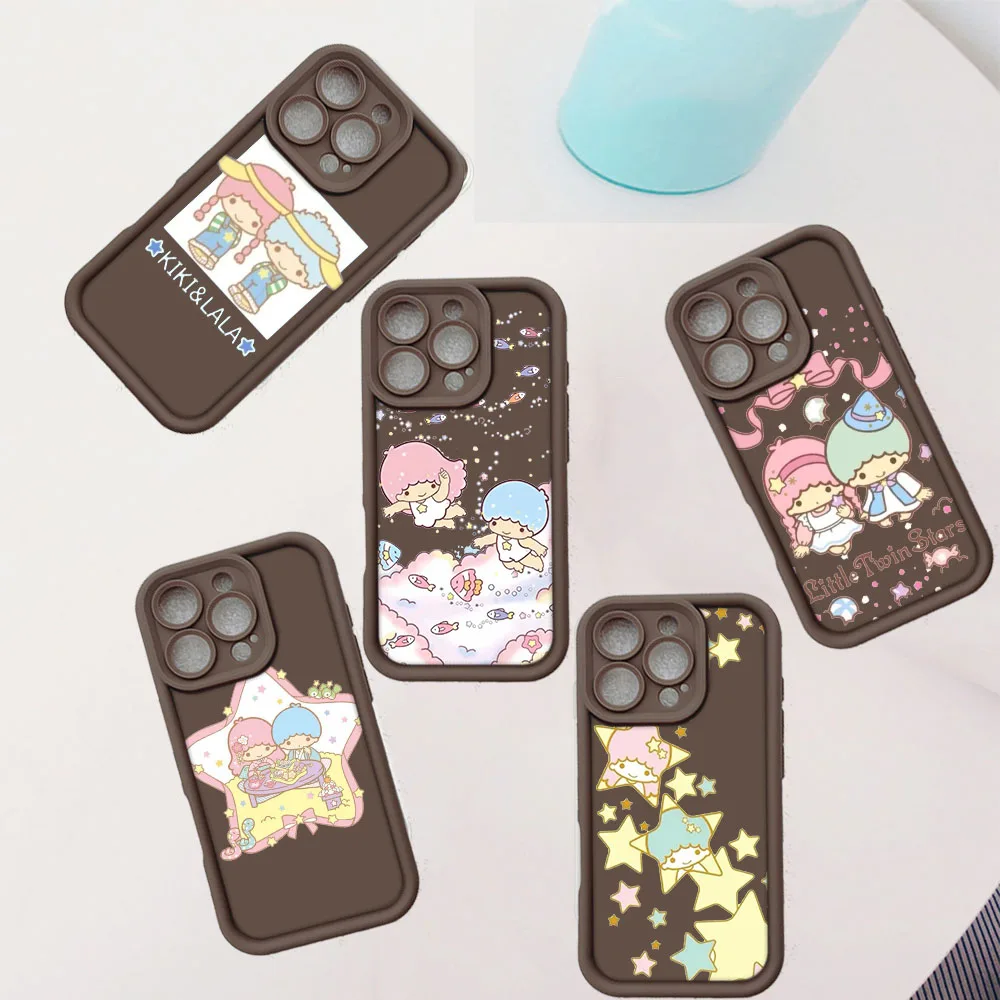 Мягкий чехол кофейного цвета для Honor 50 SE 90 Lite 10i 20 300 200 Pro, защитный чехол ZB17 Little Twin Stars