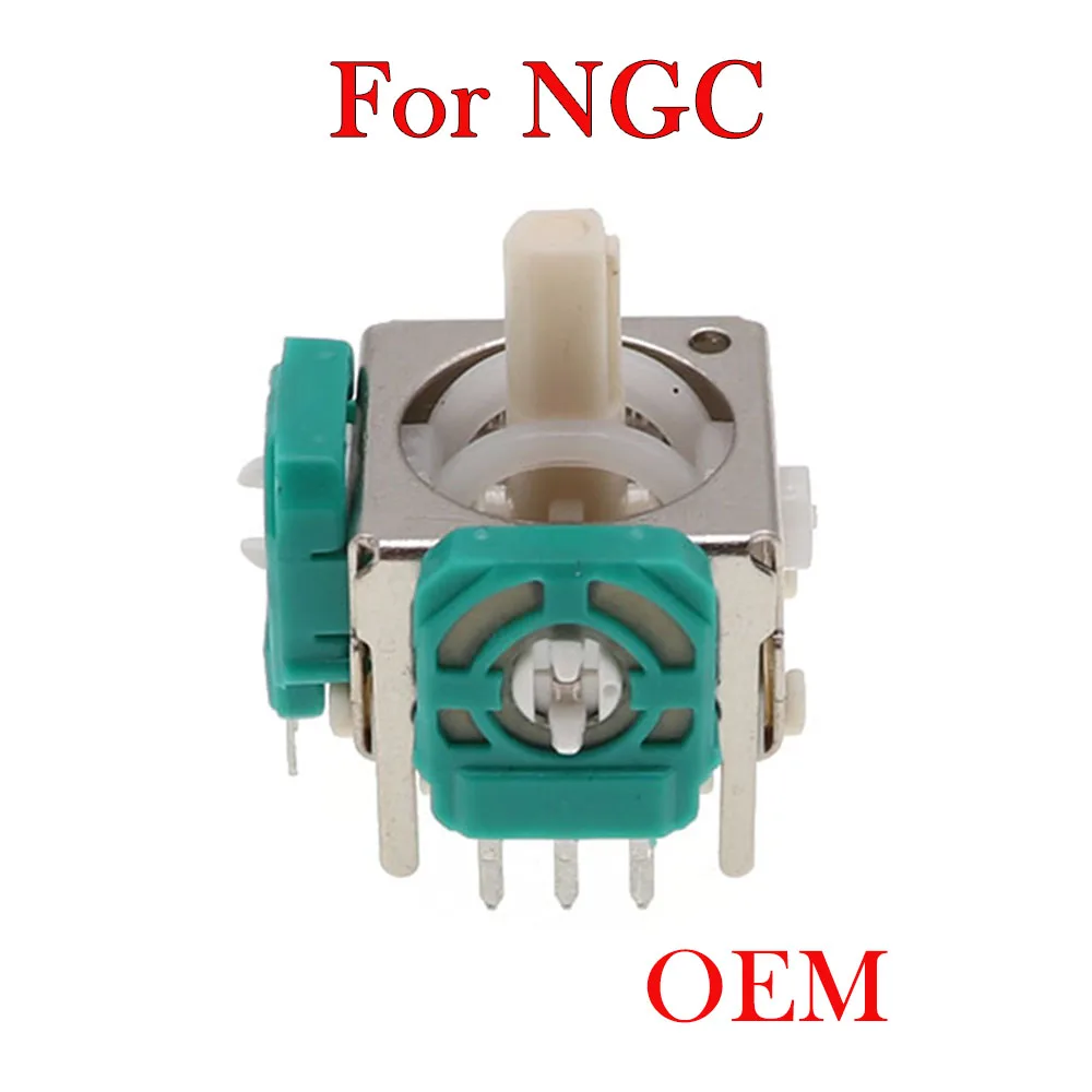 3D аналоговые джойстики, сенсорный модуль, запасные части для ремонта, игровые аксессуары для контроллера nintengc Gamecube