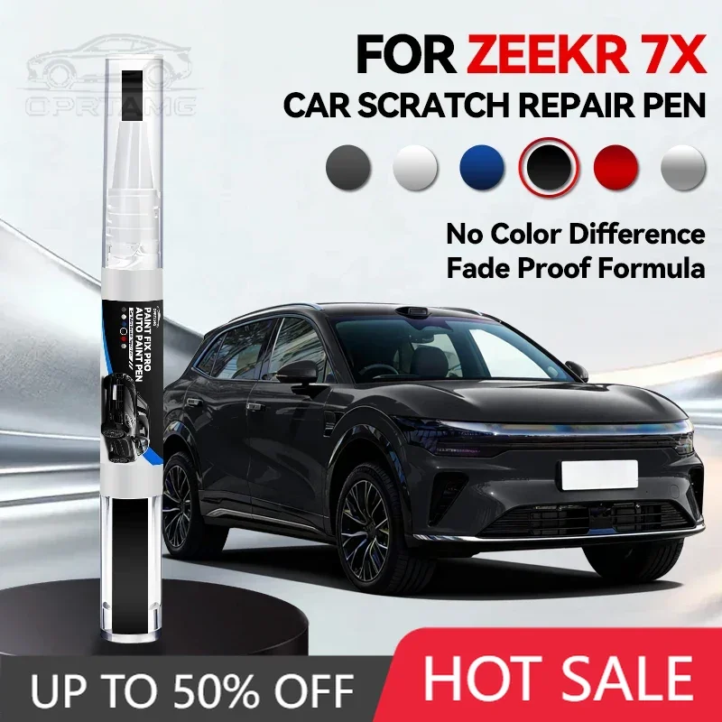 OPRTAMG Purpose Vehicle For ZEEKR 7X 2024-2025 CX1E Paint Repair Pen Touch Up Scratch Remover DIY Auto Accessories Black Whi