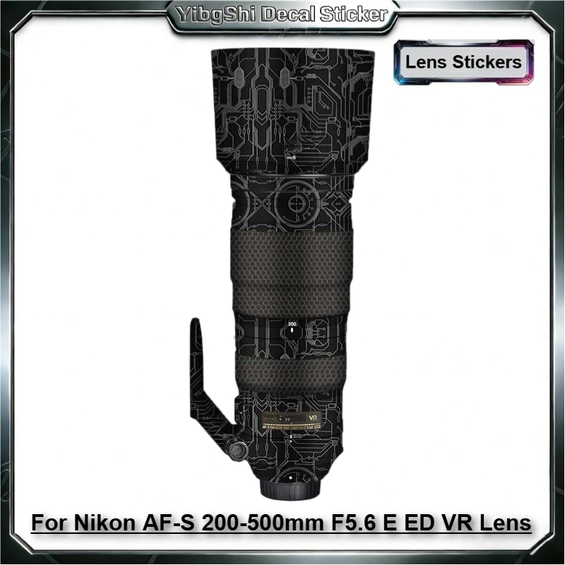 

Защитная наклейка для объектива NIKON 200-500, защитное покрытие для объектива Nikon AF-S 200-500mm F5.6 E ED VR, защита от царапин.