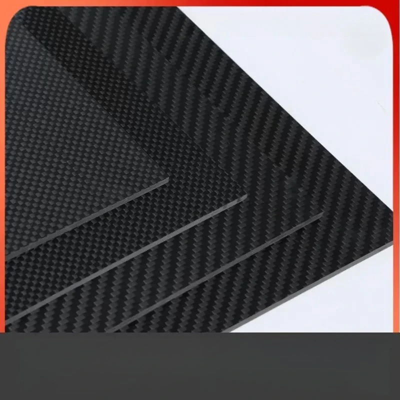 2PCS 3K T300 Carbon Fiber Panel 200×250mm, Glossy/Matte Plain/Twill Weave Carbon Sheet, Custom CNC Cutting & Engraving Service