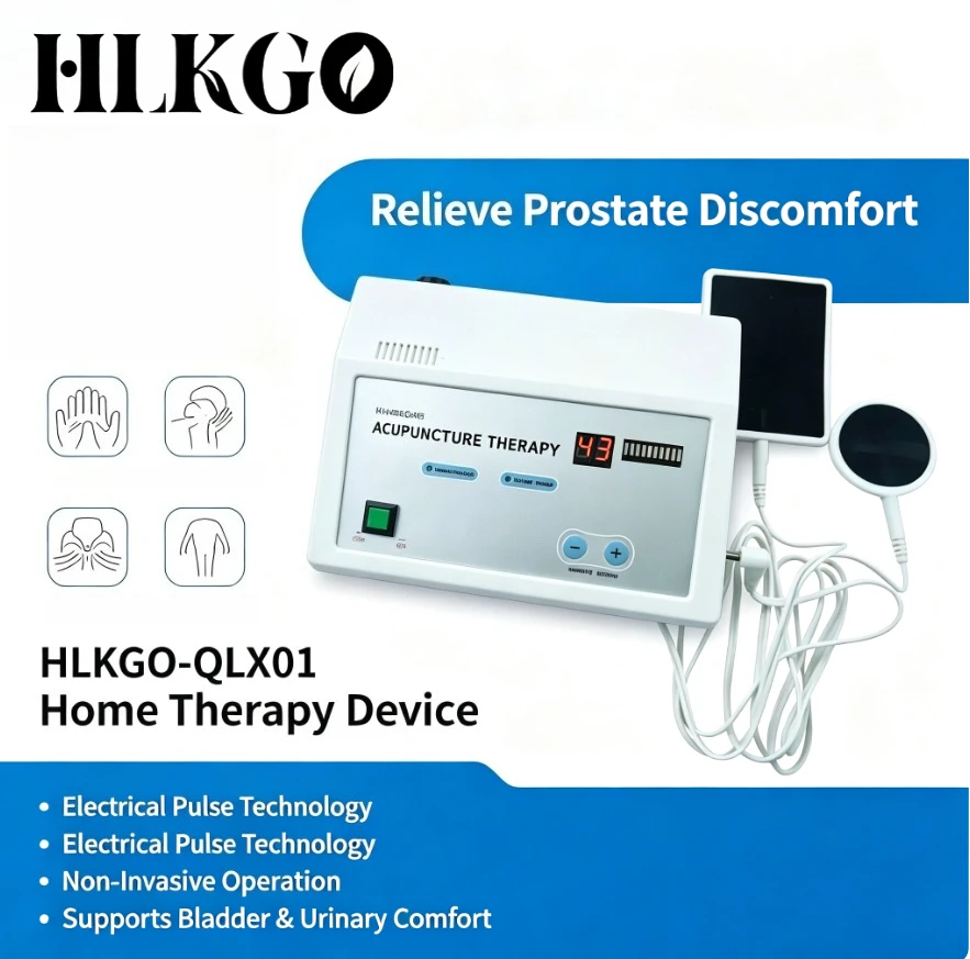 Non-Invasive Prostate Pain Therapy – Heated Massager with Electric Pulse Acupoint Stimulation for Home Portable Relief