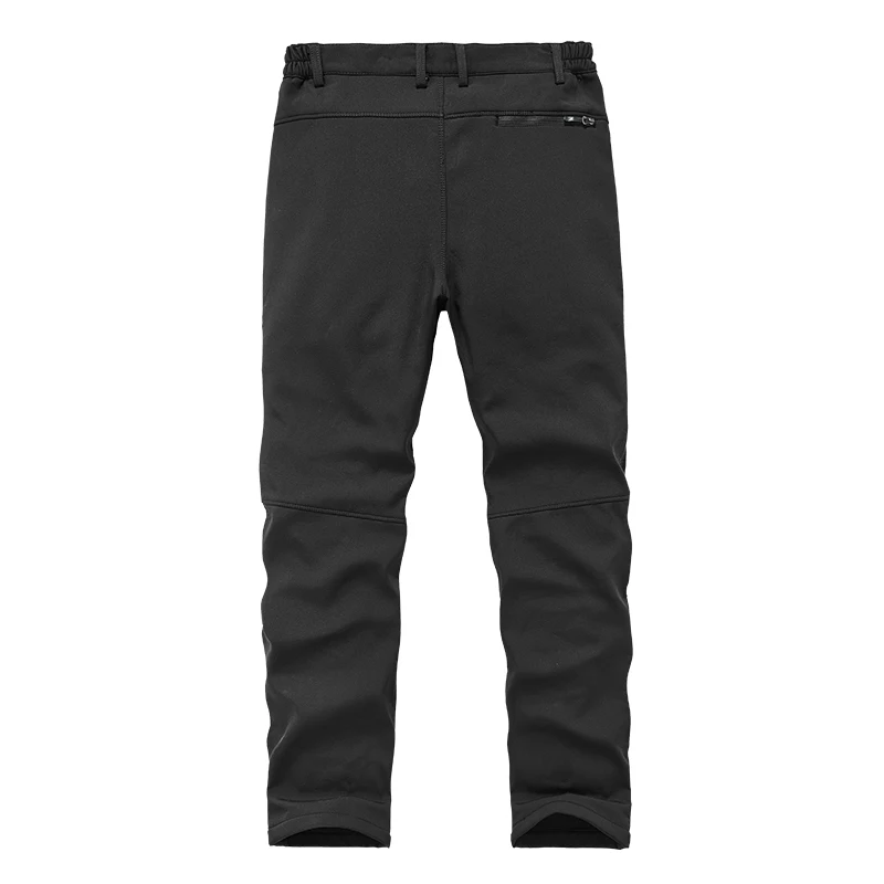 Fleece Pants Outdoor Sports Men's Warm Pants Comfort Plush Thermal Inner Windproof Warm Winter Outdoor Warm Sports Trousers