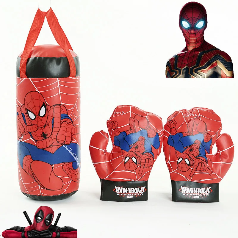 

Spider-Man Kids Mini Boxing Set Boxing Gloves + Pack Disney Cartoon Sports Toys Special Training Boys Christmas Gift