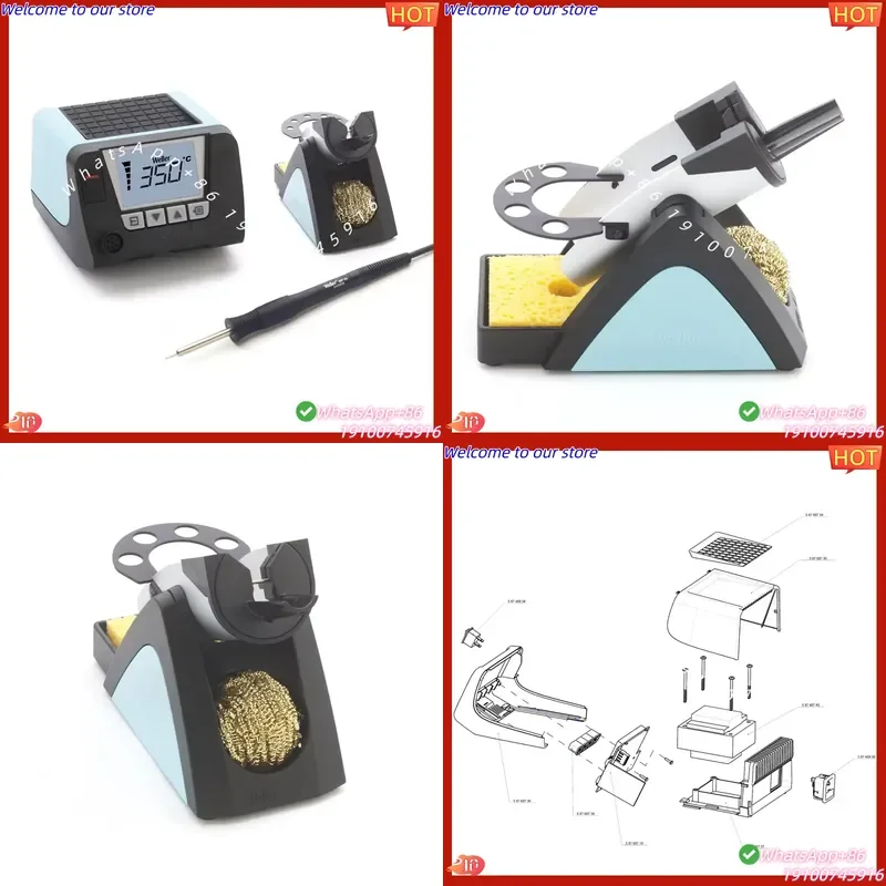 2026 WT1011H Soldering Station Professional Constant Temp Soldering Iron Fast Heat-Up for Electronics Repair & DIY Projects