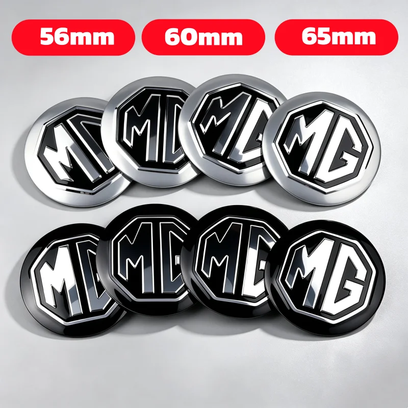 56mm 60mm 65mm Wheel Center Hub Badge Car Decor Sticker for Morris Garages MG Cyberster MG3 MG5 MG7 MG6 ZS ES5 ONE HS EV Cyber X