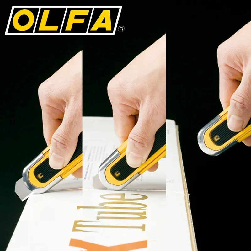 OLFA SK-8 سكين الأمان الذاتي التراجع التلقائي القاطع فائدة السكاكين تفريغ أدوات قطع الورق المتطابقة شفرة SKB-8/10