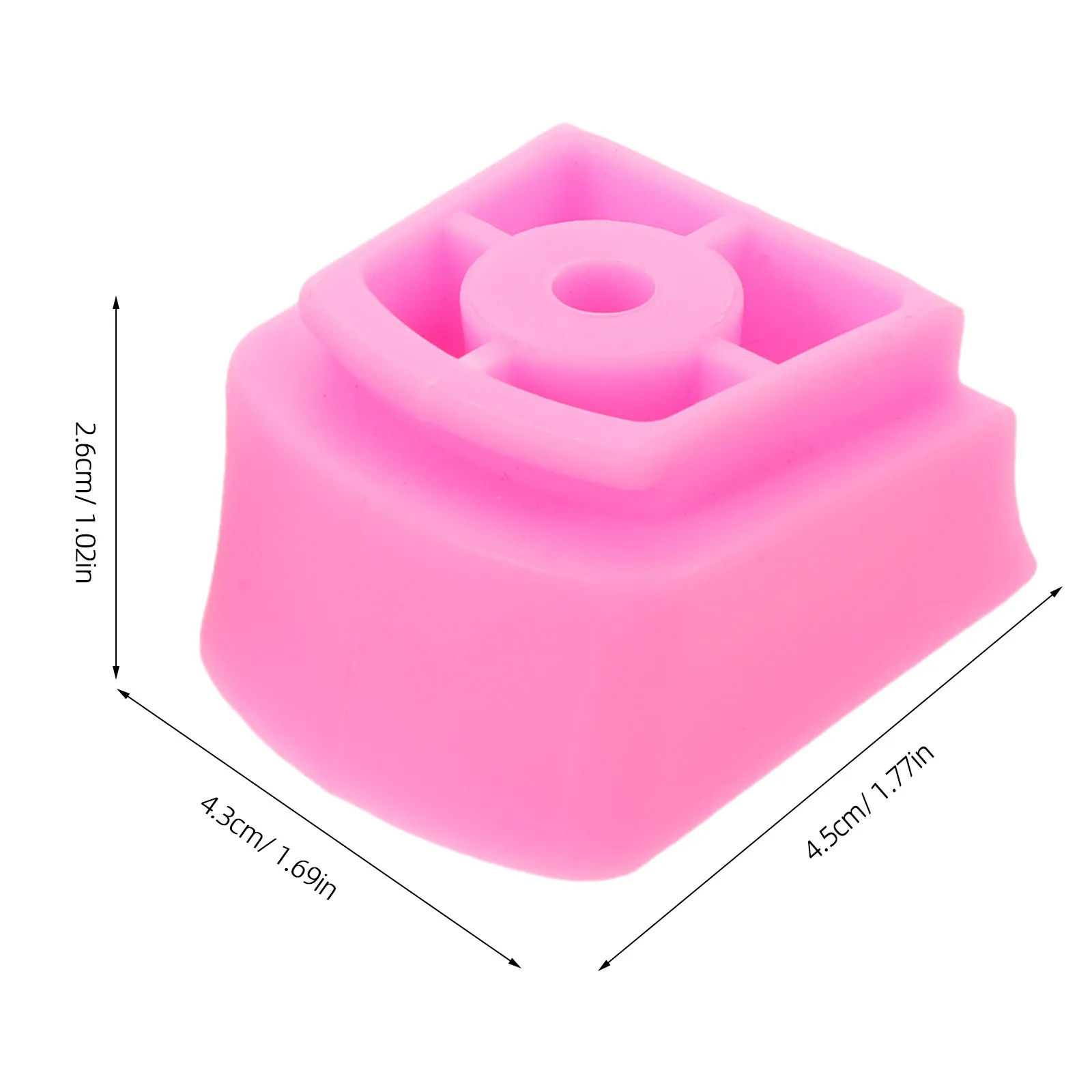 4Pcs Kids Roller Skate Brake Block Replacement Non-Slip Rubber Toe Stopper Safety Spare Parts for Skating Safety