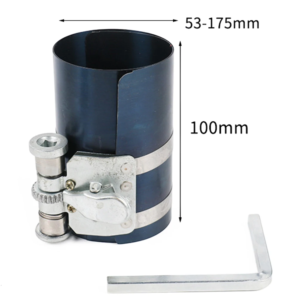 Automotive Piston Tool Adjustable Piston Tool 65 Manganese Steel Easy Adjustment Thumb Switch Ratchet-type Lock Mechanism