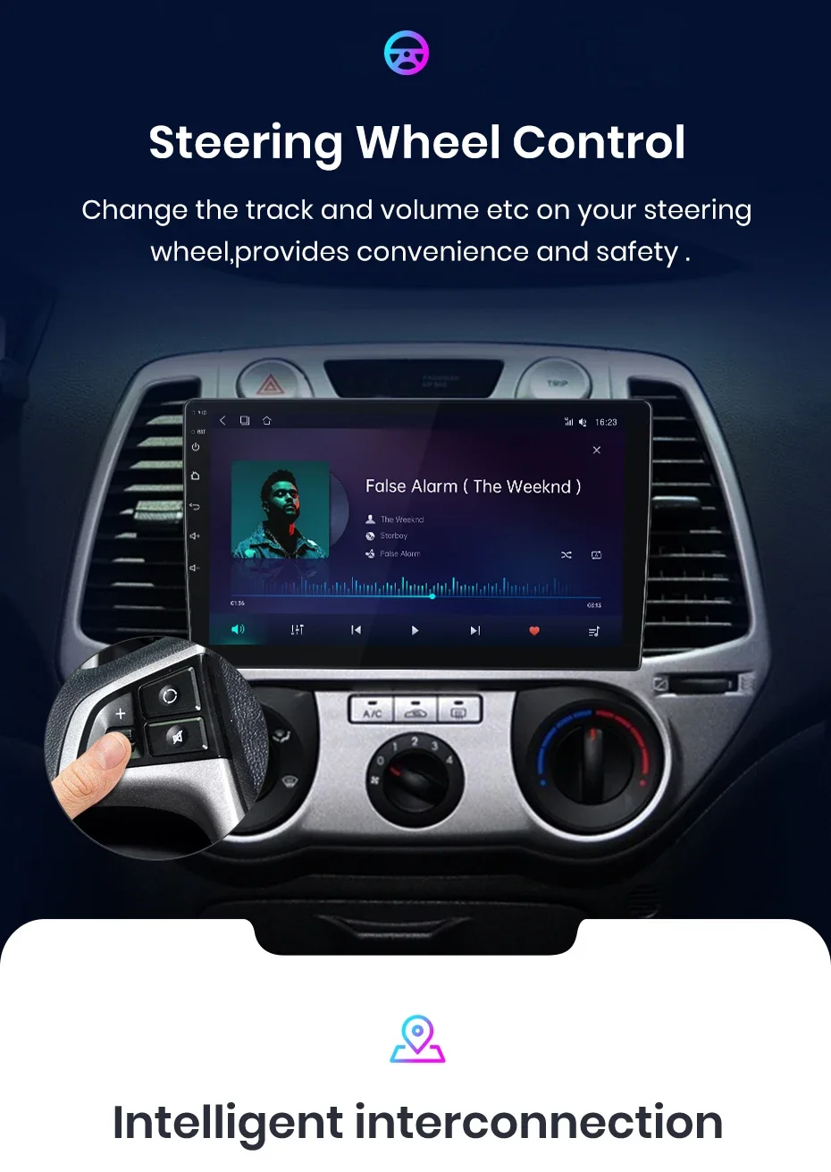 Android Autoradio für Hyundai i20 2012-2014 Carplay Android Auto