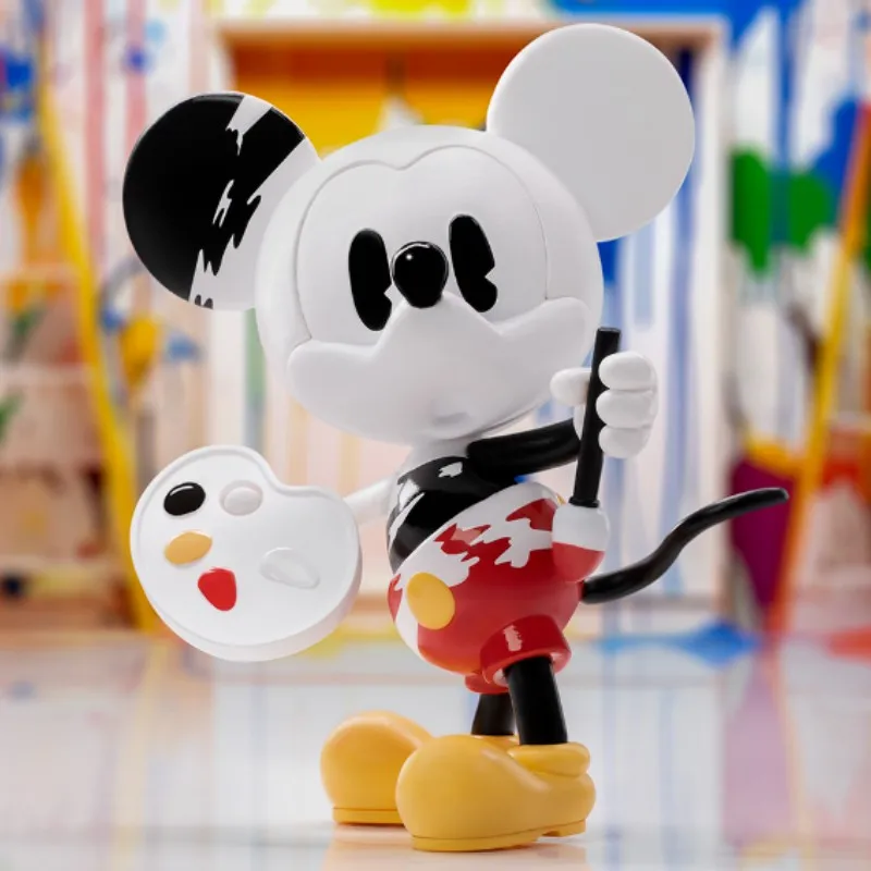 Disney Anniversary Mickey's Curious And Boundless Series Kawaii Halloween Pvc Anime Figures Statue Holiday Birthdaytoy Gifts