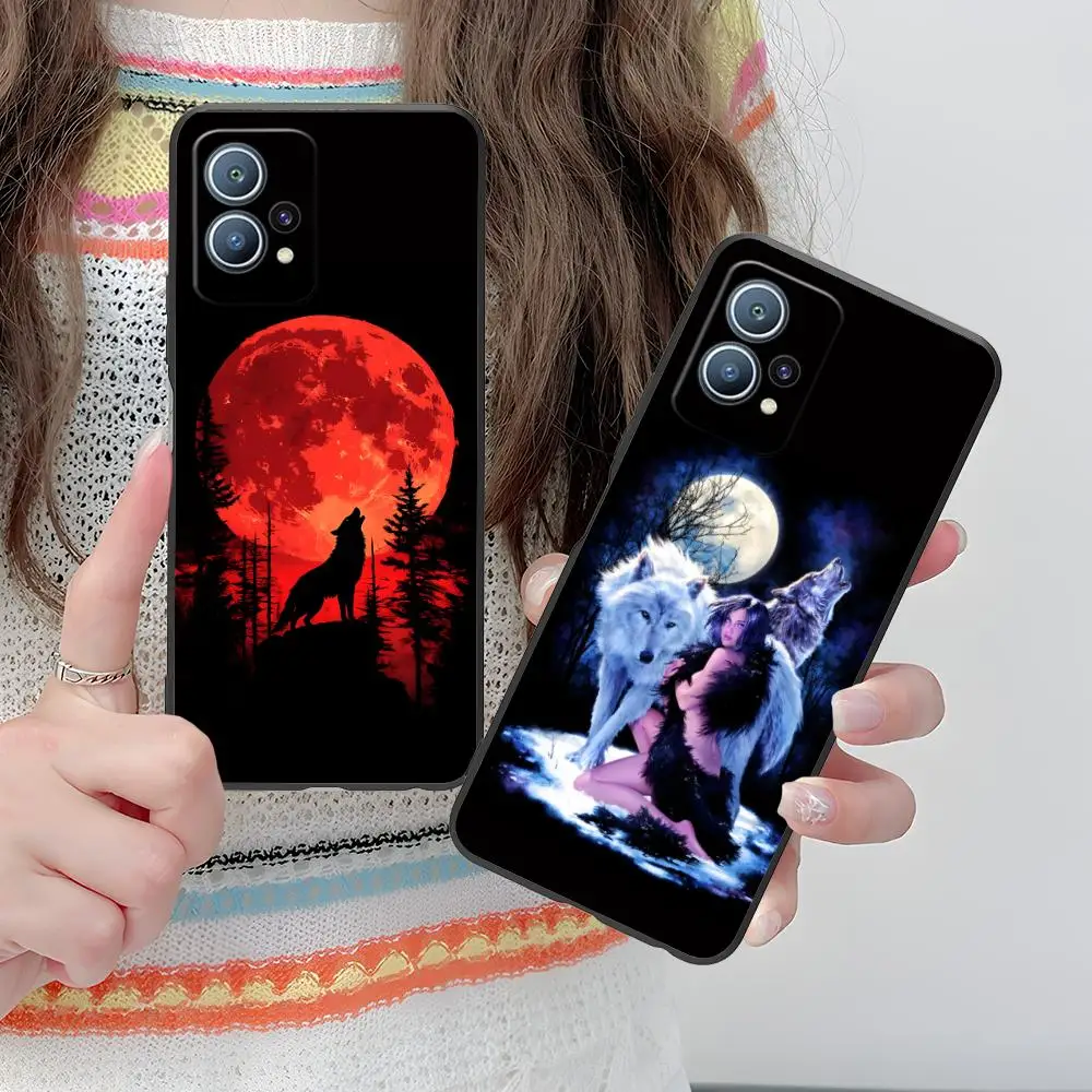 

Модный чехол для мобильного телефона с волком для Huawei P60 P50 P40 P30 P20 P10 P9 P8 Pro Lite Plus с цветным принтом, красивый чехол