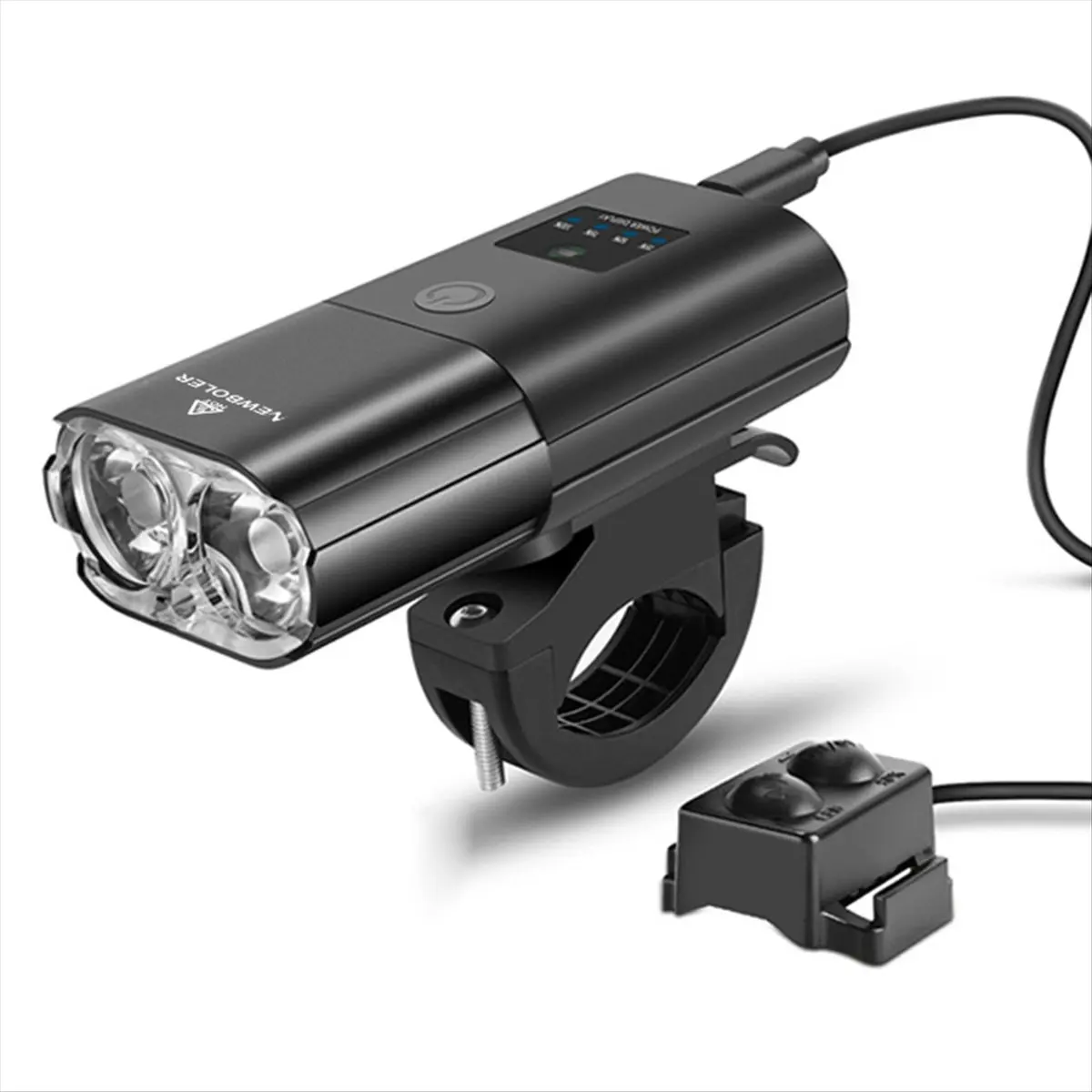 

Велосипедный фонарь 1000 люмен, 4000 мАч, велосипедная фара, внешний аккумулятор, фонарик, руль, зарядка через USB, дорожная велосипедная подсветка [T34-2026]