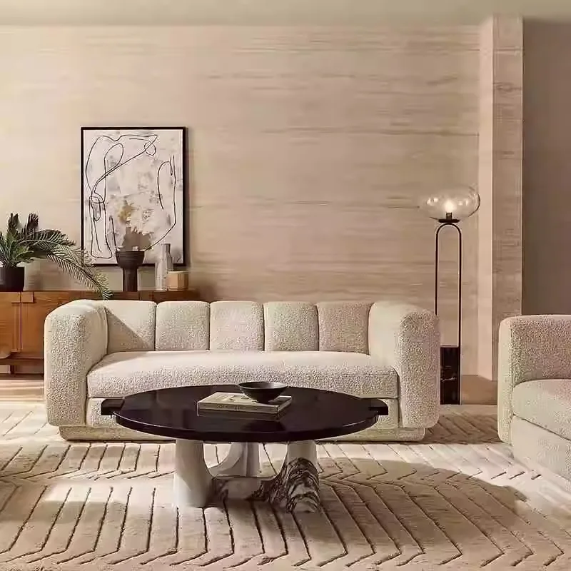 Minimalist floor lamp cream rotatable ambient desk lamp sofa fishing lamp