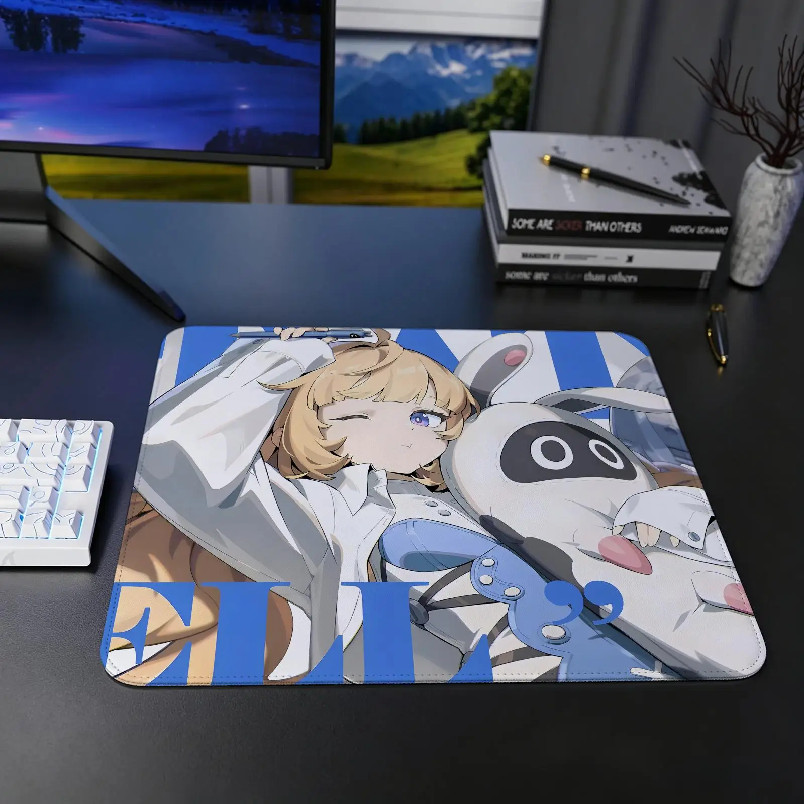 Regular gaming mouse pad S/M/L size Zenless Zone Zero Norma Hollowell Office mouse pad Laptop desk mat Stitched edge mouse pad