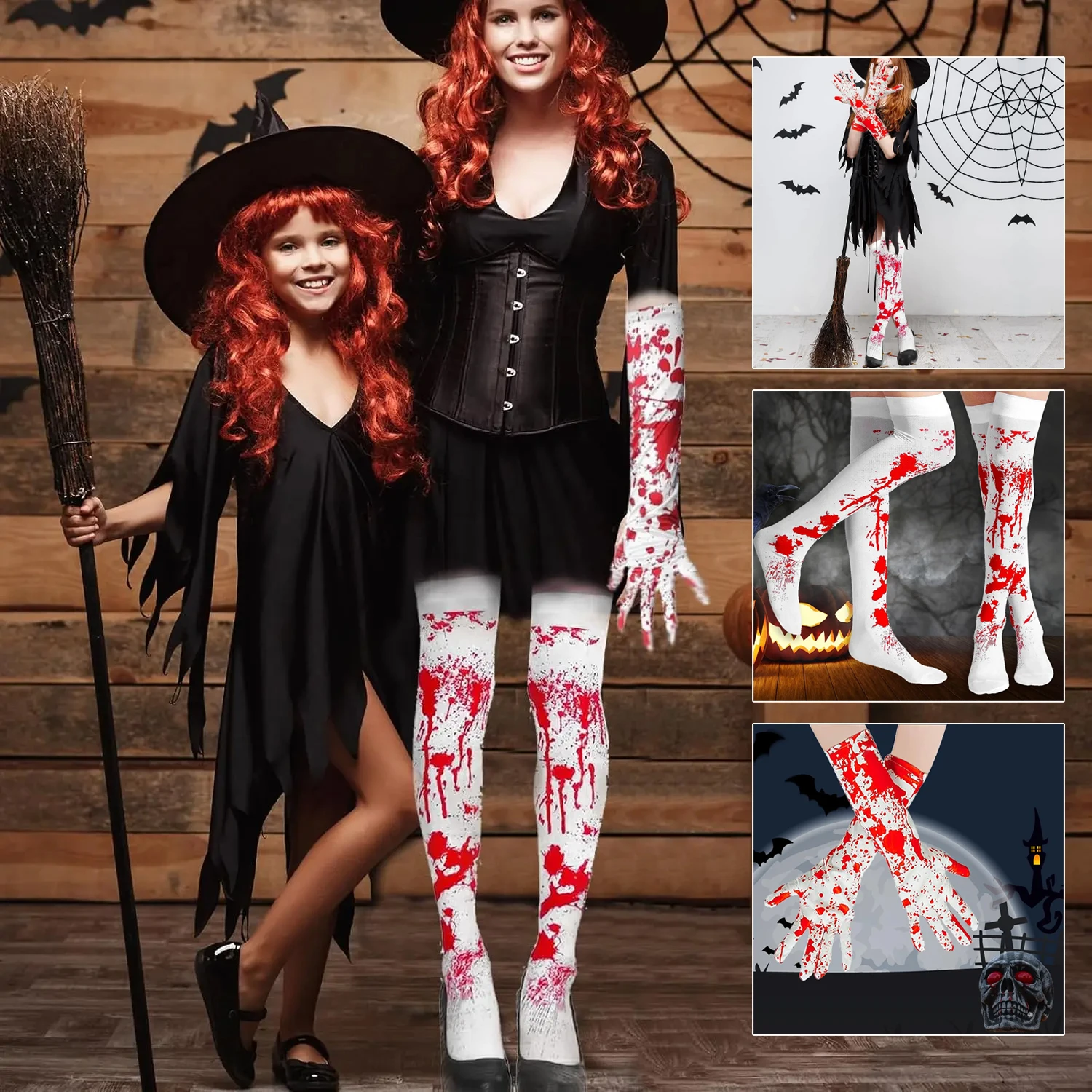 

10 пар, перчатки с принтом