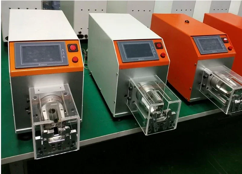 Automatic Coaxial Line Stripping machine MD-6010 Coaxial Cable Peeling machine RF Shielded Wire Rotary Stripper 0.8-10mm