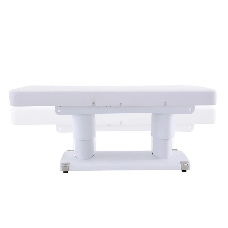 New Arrival Height Adjustable Electric Massage Table with Heating Chiropractic Reclining Bed for Beauty Salon Spa Center