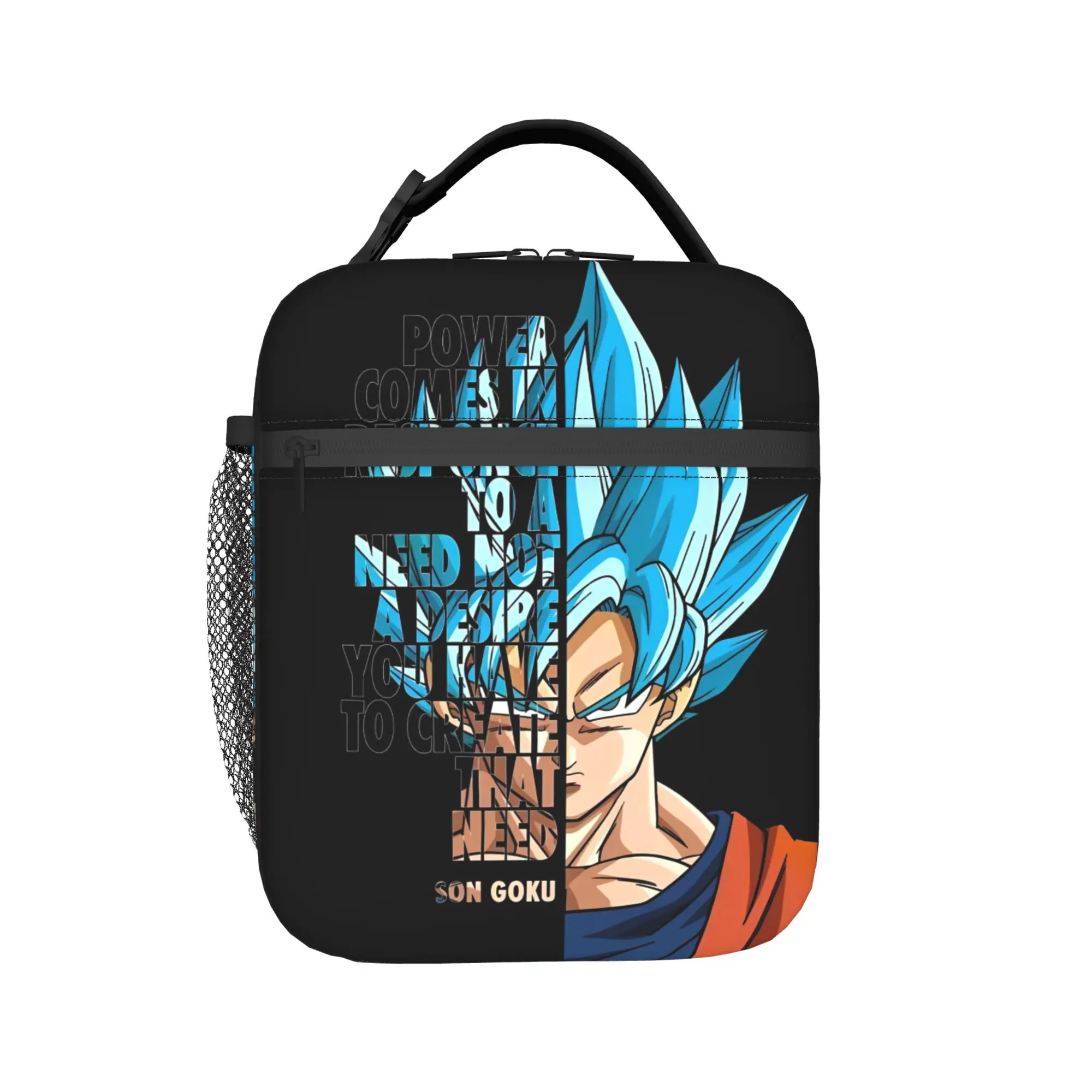 D-Dragon-Ball-L DragonBalls Thermal Insulated Lunch Bag for Office  Portable Food Container Bags Men Thermal Lunch Box
