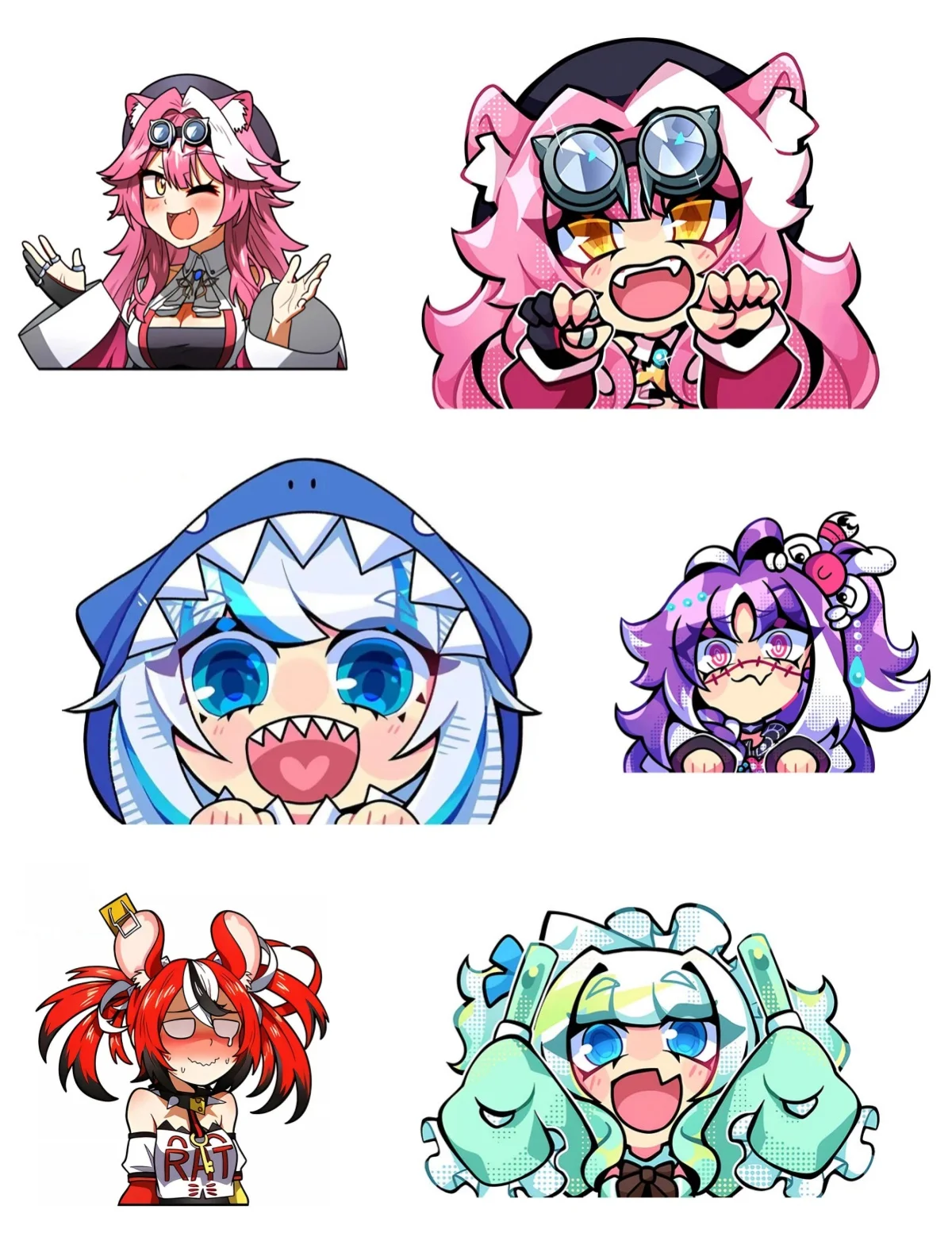 

Funny Sakura Miko Smile Cute Car Stickers Windshield Bumper Sunscreen Custom Printing Vinyl Decals Decorative