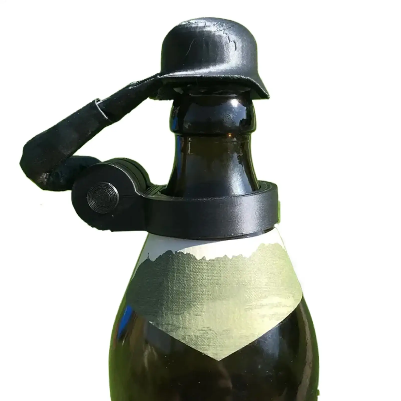 Bottle Caps Fun Salute Soldier Beer Helmet Reusable Novelty Decorative Dustproof Protectors Cap For Kitchen BBQ Party Bar
