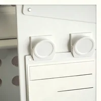 Magnetic Metal Display Bulletin Board - Magnet Display Stand for Displaying Memos Messages Photos in Home School Kitchen Office 2