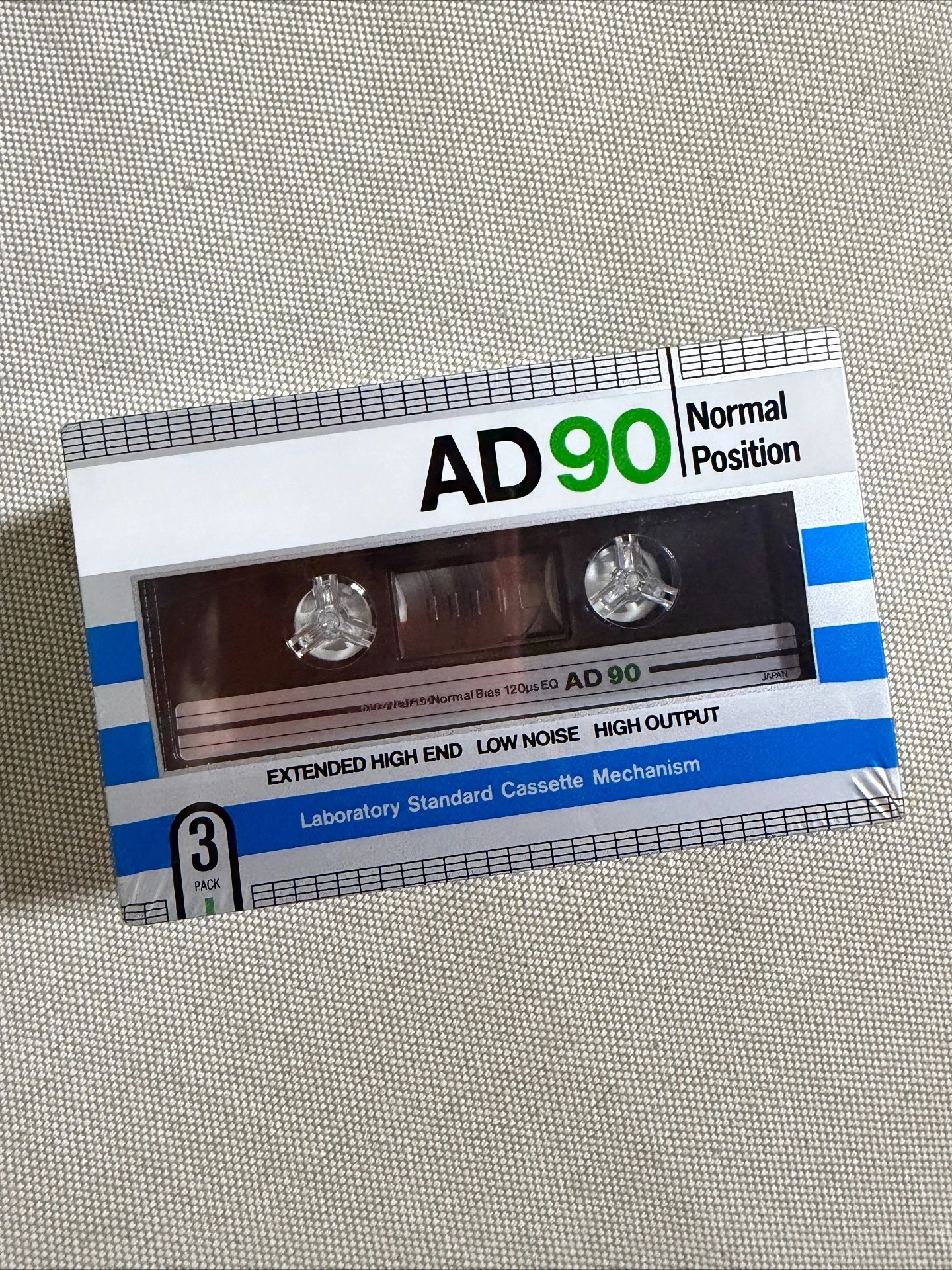 New and unopened blank tape for TDK AD90