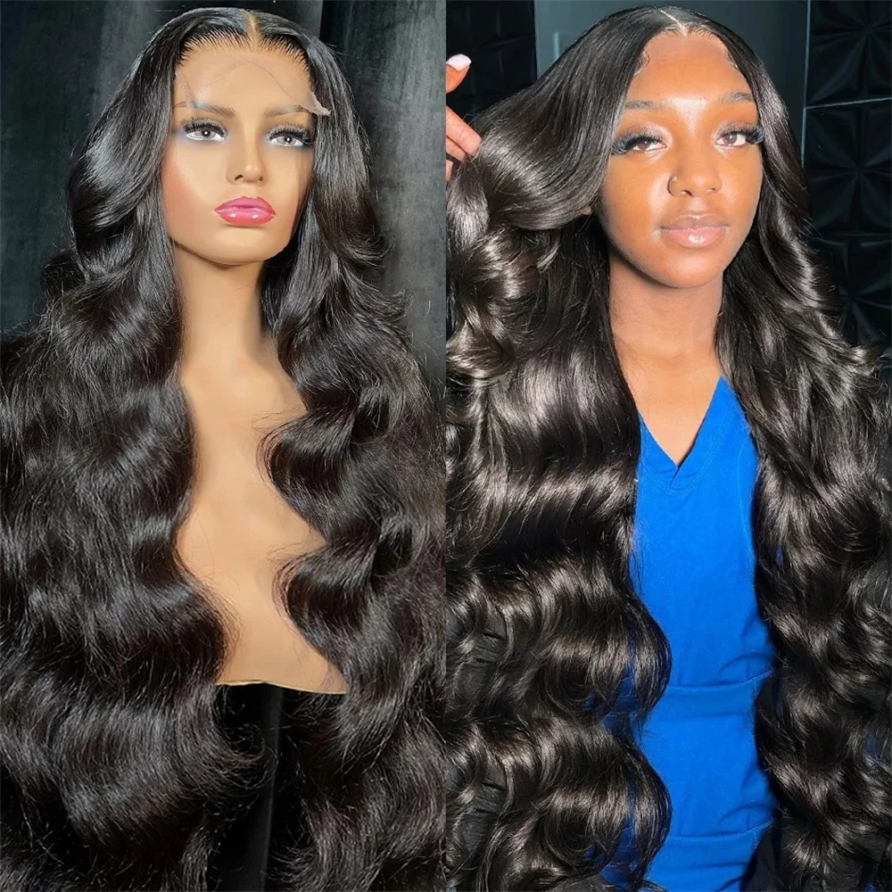 30 32 Inch 13x4 13x6 Body Wave Lace Front Human Hair Wigs For Women Pre Plucked Brazilian Transparent 360 Full Lace Frontal Wig