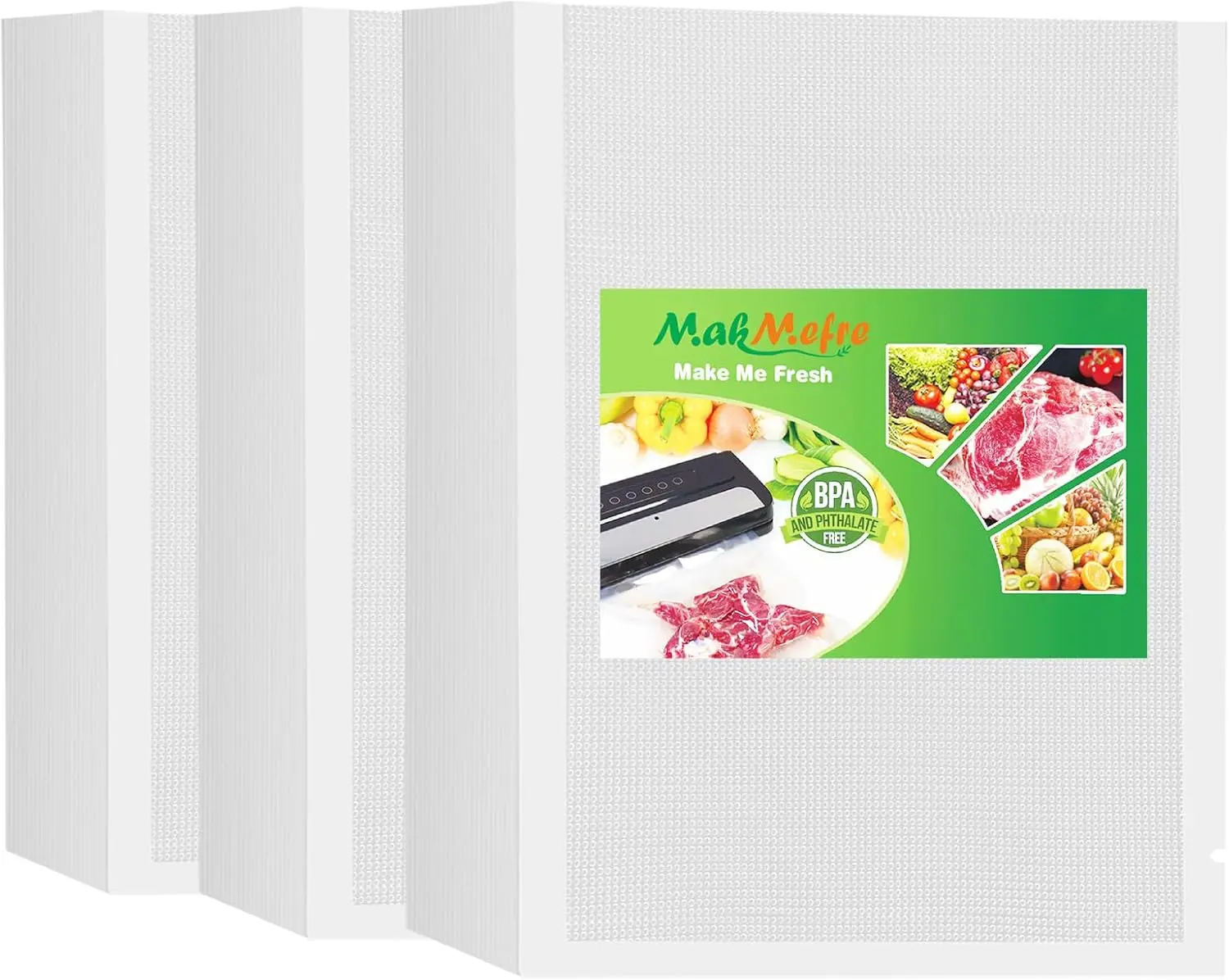 

300 Plus Quart Size 10" x 13" Vacuum Sealer Bags with BPA Free and Heavy Duty,Great for Food Storage Vaccume Sealer PreCut Ba
