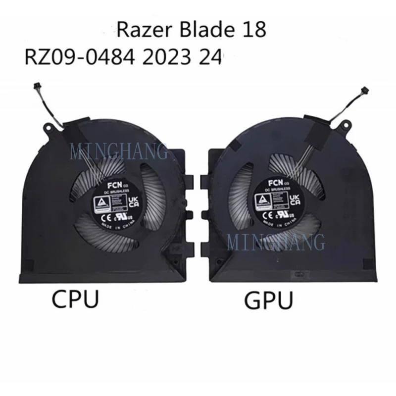 M   New Laptop CPU+GPU Cooling Fan for Razer Blade 18