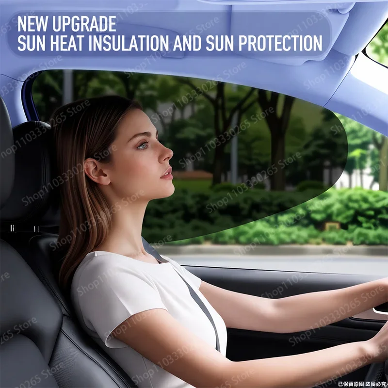 Electrostatic adsorption sunshade, sunshade, sunshade sticker, adsorption type car electrostatic adsorption sunshade