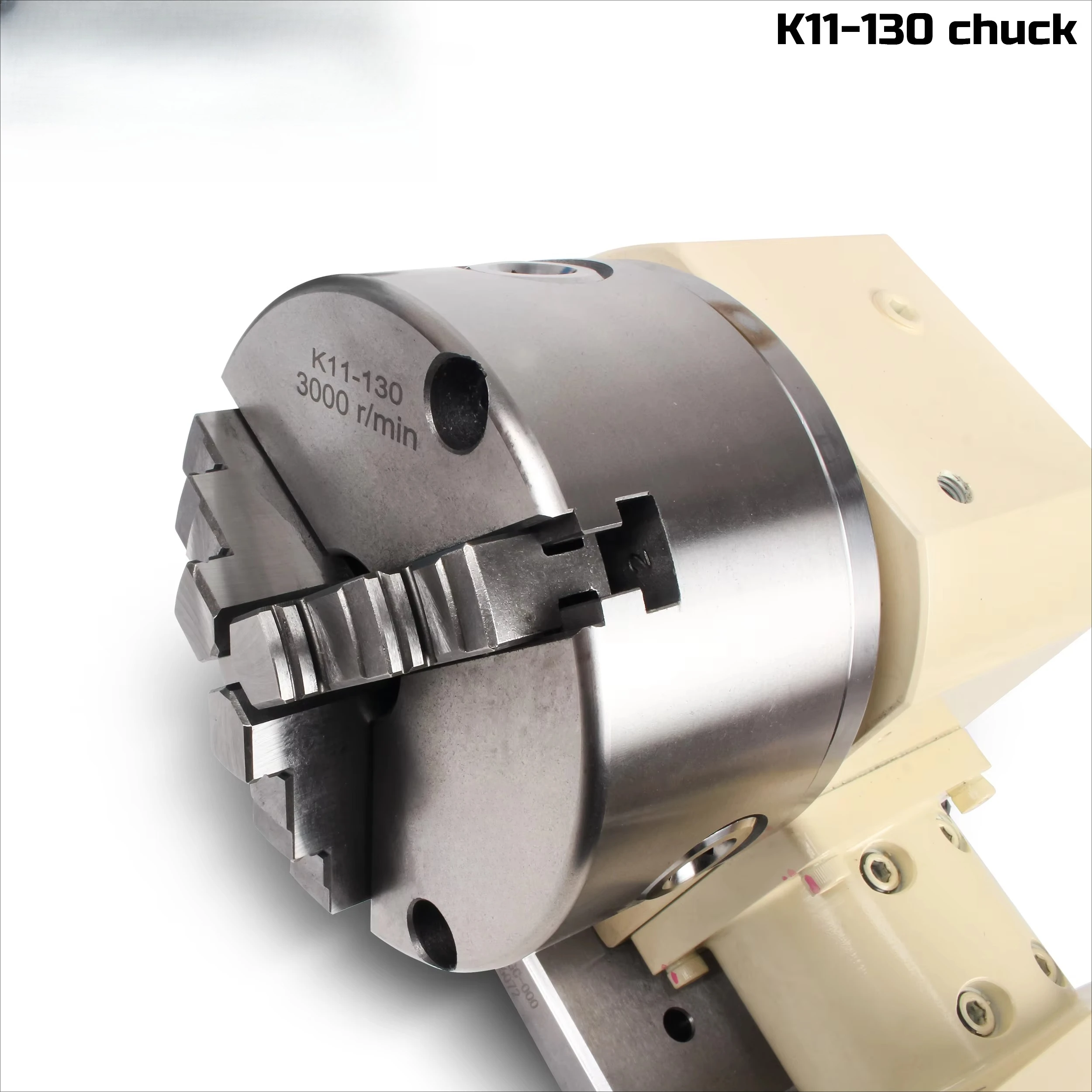 Applicable to CNC 4th Fouth Axis Dividing head A axis Rotary axis For Metal roller cam reducer 15:1 + K11-130mm chuck + 750W AC