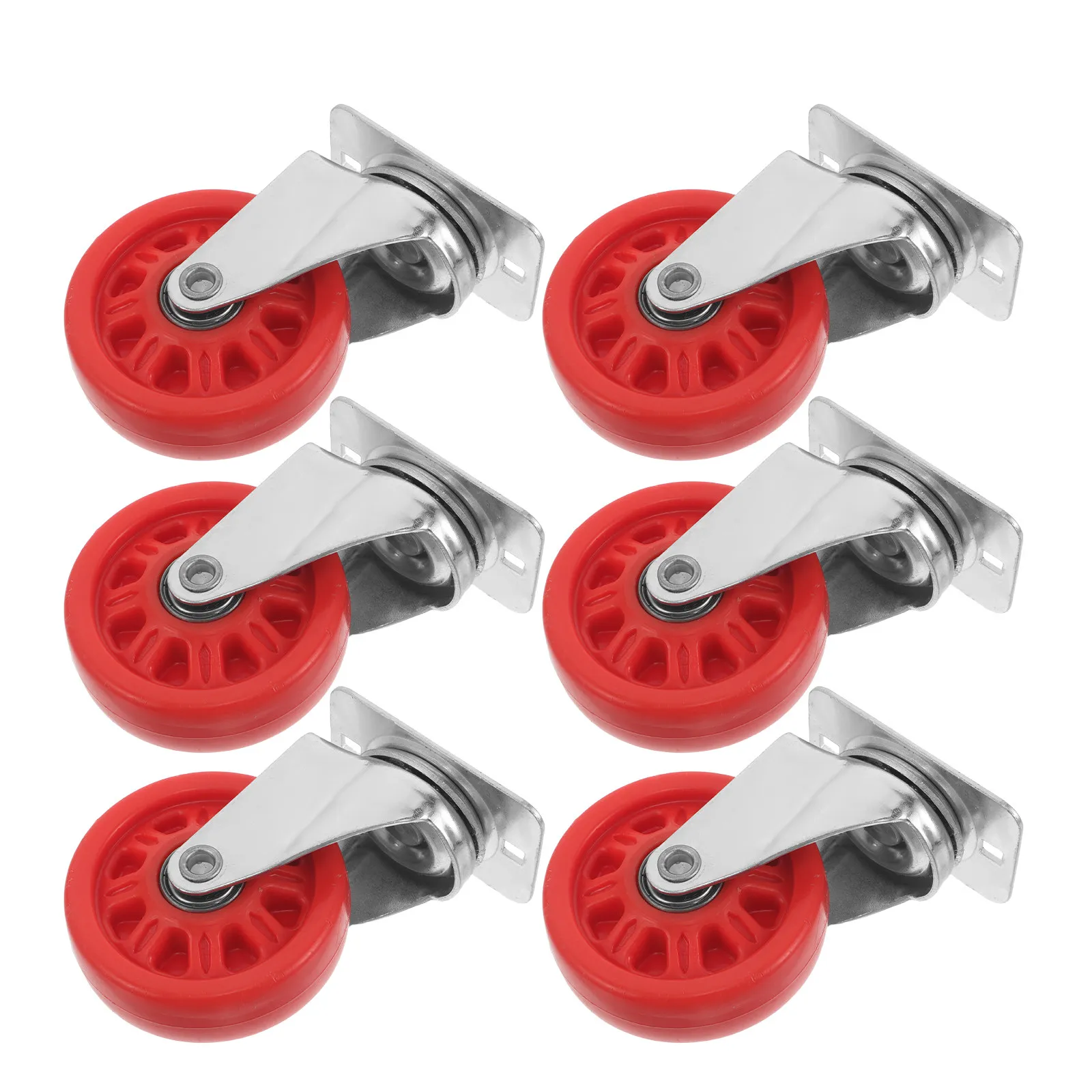 Nylon Mechanic Creeper Swivel Caster 3 Inch Smooth Rolling Bolt-on Wheel Set for Garage Seat Creeper Car Repair Accessories