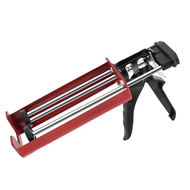 400ml Steel Two-Component Manual Hydraulic Caulking Gun Home Tile Repair Applicator