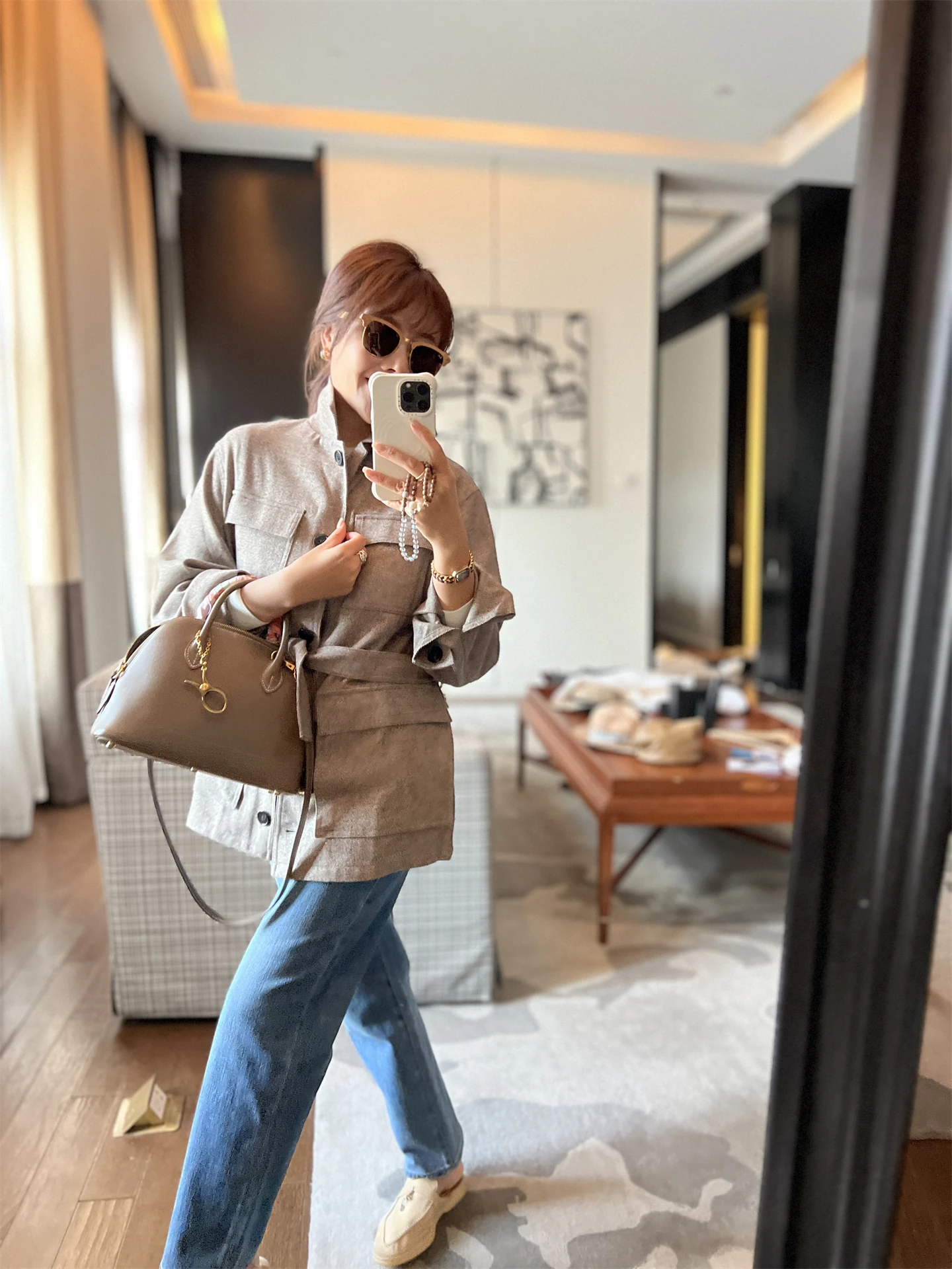 

Легкая шерстяная куртка-жакет Iny Gold Tead для охоты, женская, с длинными рукавами, стандартной длины, на одной пуговице