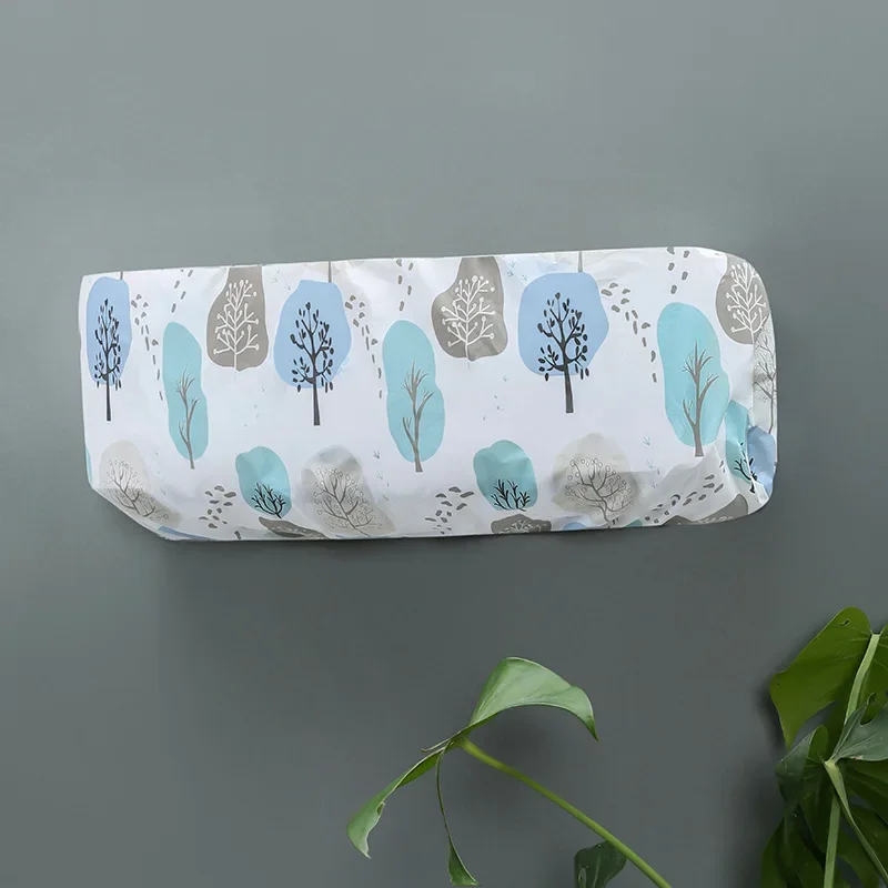 Printed Air Conditioning Cover Home Decor Conditioner Waterproof Cleaning Washing Anti-Dust Dust