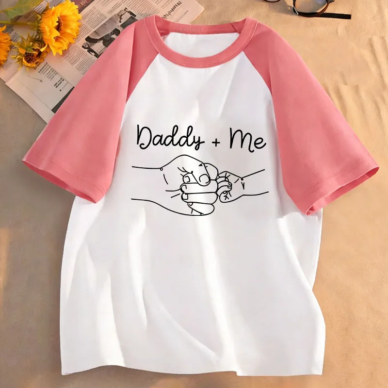 Funny Daddy Love Me Funny T Shirts Lovely Kids Children's T-shirt Boys Girls Summer Spring Casual Top Tee Shirt