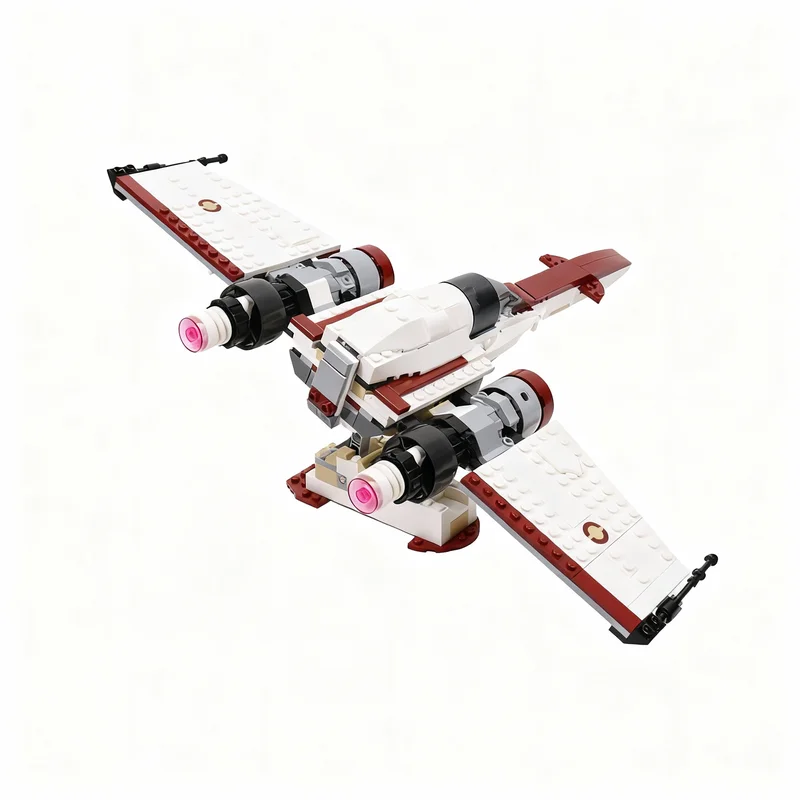 NEW 462PCS MOC Space Battle Z 95 Headhunter Build Model Collectible Display DIY Creative Building Blocks Gift Decoration Ideas view 4