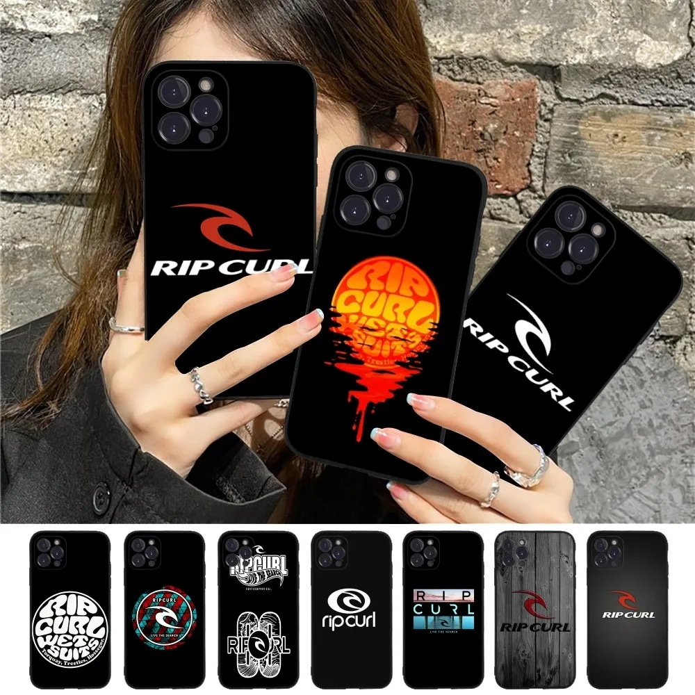 

Luxury Beach R-Rips C-Curls Phone Case Silicone Soft for iphone 16 15 14 13 12 11 Pro Mini XS MAX Plus X Cover