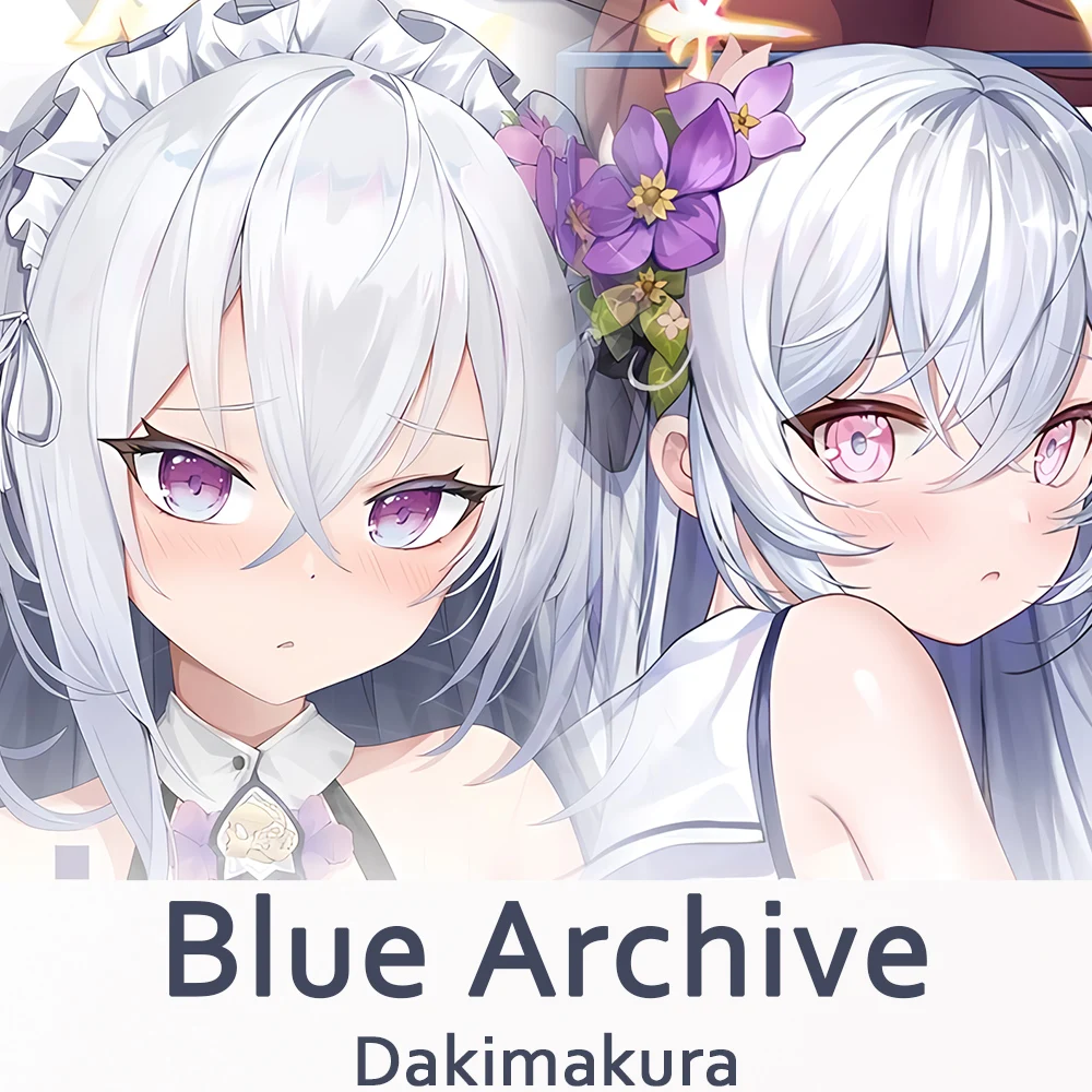 

Синяя архив Shirasu Azusa Dakimakura, подушка для обнимания тела, подушка, наволочка из аниме