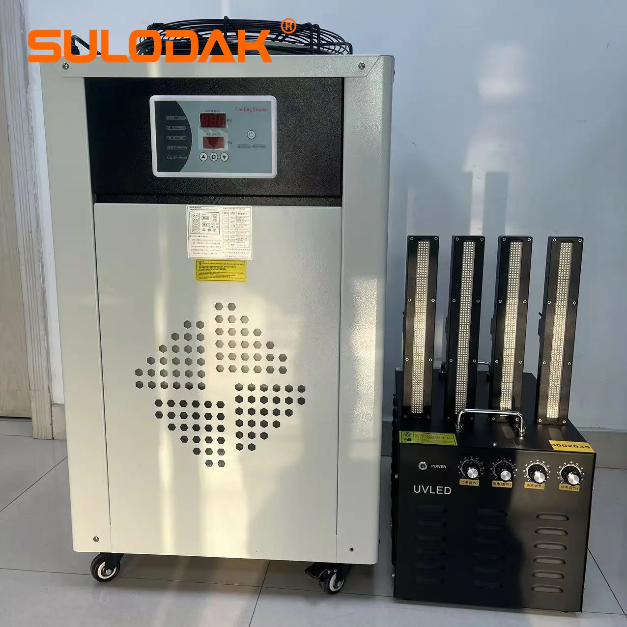 Factory Customized 1100W  LED Curing System Water Cooling 395nm LED  Lamp For Office Flexo Printer Screen Printing