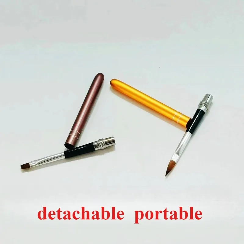 Dental Aesthetic Restoration Pen Resin Carving Shaping Pen Flat Head Pointed Tip Small Brush Mink Hair Whitening Shaping Pen