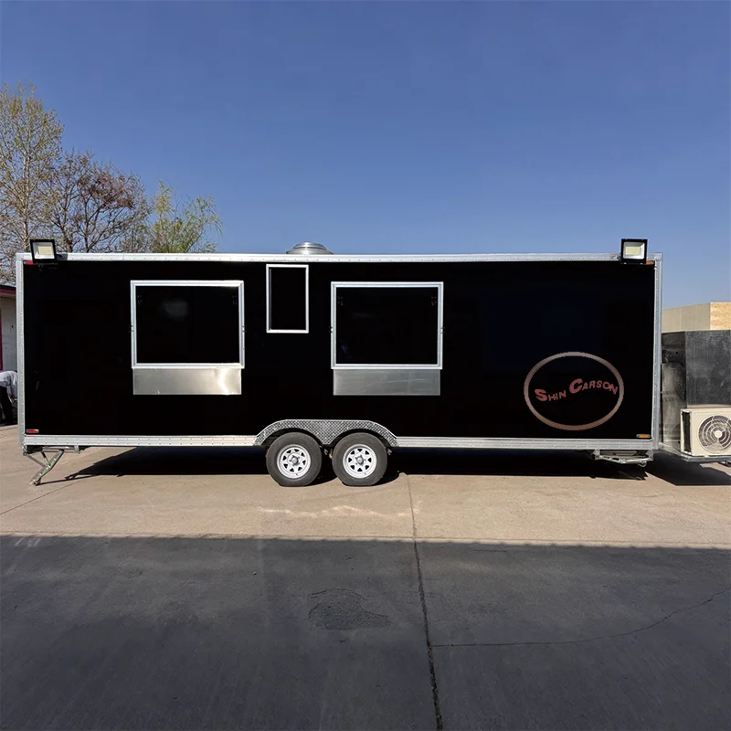 

Mobile Chinese Fast Deep Fryer Food Trailer Retro Concession Food Truck Fully Equipped Cheap Food Cart for Sale