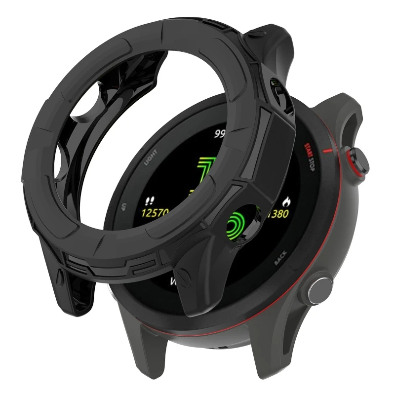 Custodia morbida in TPU proteggi schermo per Garmin Forerunner 255 custodia protettiva per orologio custodia antigraffio per paraurti