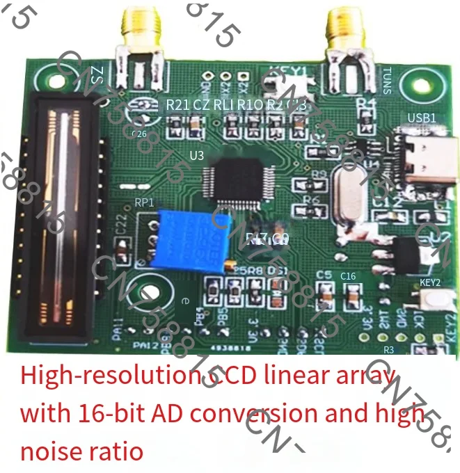 High Resolution 16-Bit AD Converter，Optical Universal Instrument Wavelength Meter, CCD Line Array TCD1304 Module