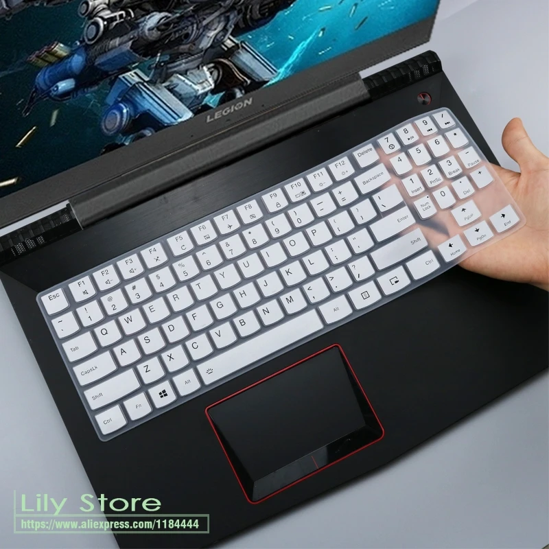 Silicone Keyboard Cover Protective Skin For Lenovo Legion Y720 Y540 Y530 Y520 R720 Y7000 15.6'' / Y730 Y740 17.3''