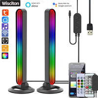 WIFI RGB Ambient Light bar LED TV Background PC Holiday Esports Desktop Decoration Lamp Mirror Music Dynamic Desktop Lighting