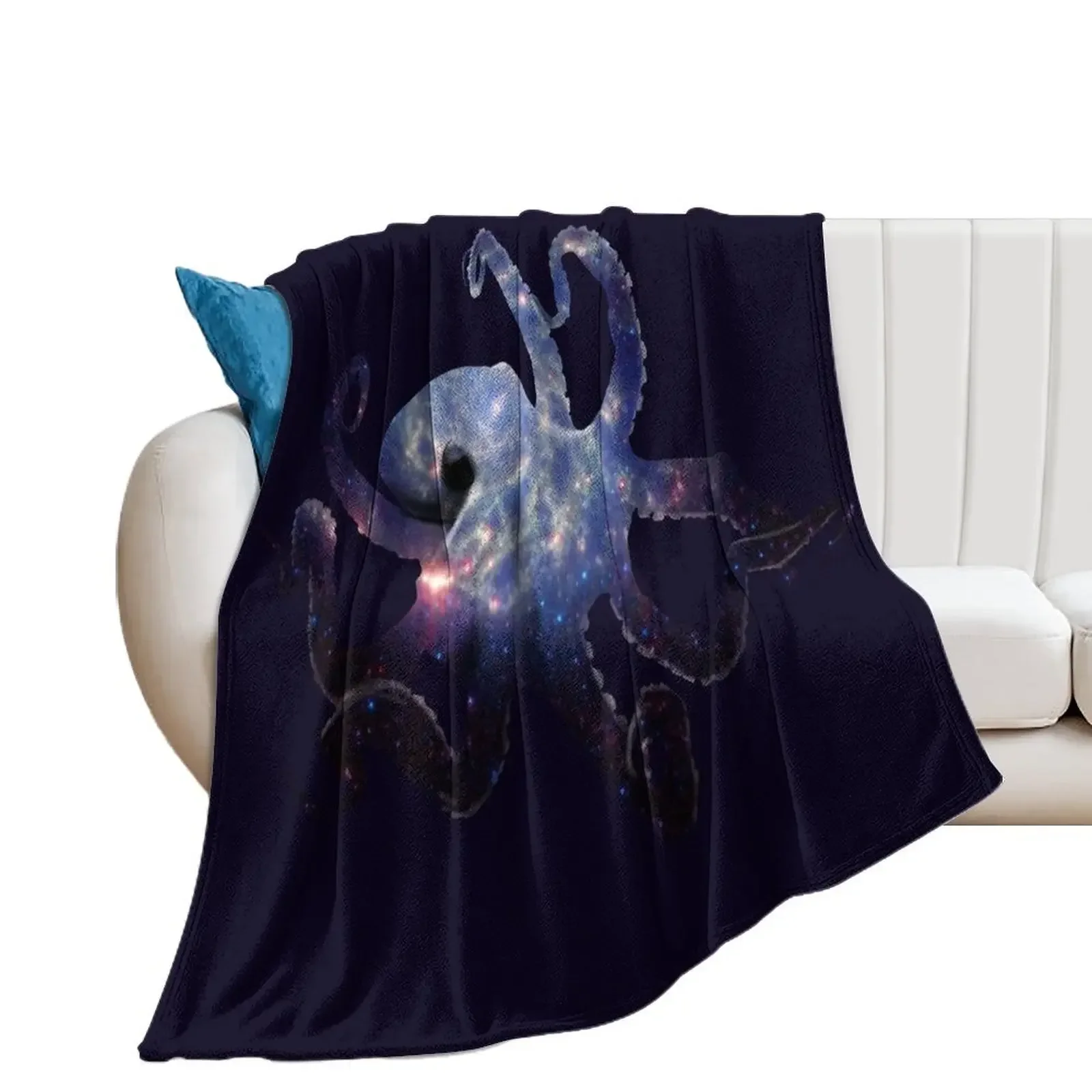 

Galaxy Octopus Throw Blanket Luxury Throw Sofa Quilt warm for winter Blankets